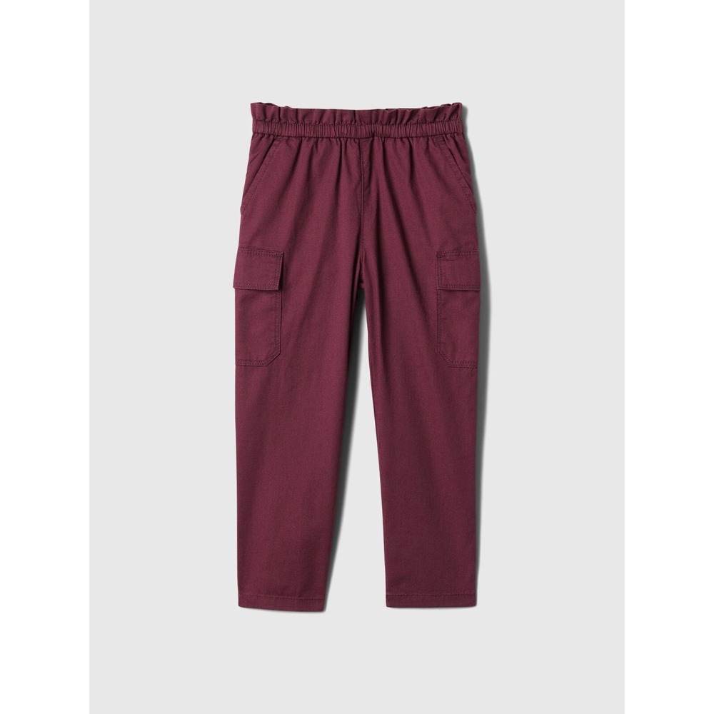 GAP Baby Toddler Girl's Cargo Pull-on Pants - Purple Plum Pudding - Size 3 Years